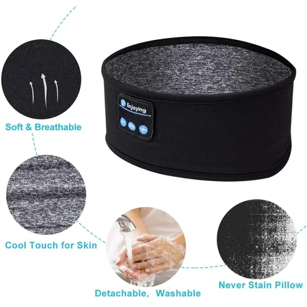 Wireless Bluetooth Earphone Sleeping Band - Image 6