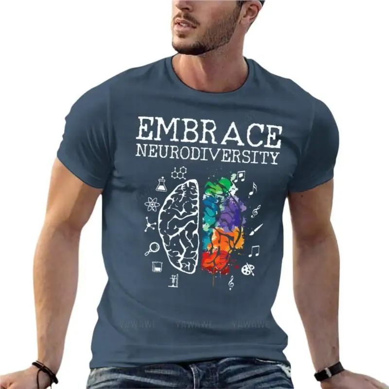 Neurodiversity - Embrace Adhd Autism T-Shirt - Image 3